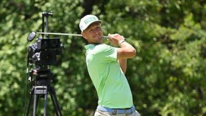 DP World Tour star strikes the MOST SATISFYING MIS-HIT you'll ever see...